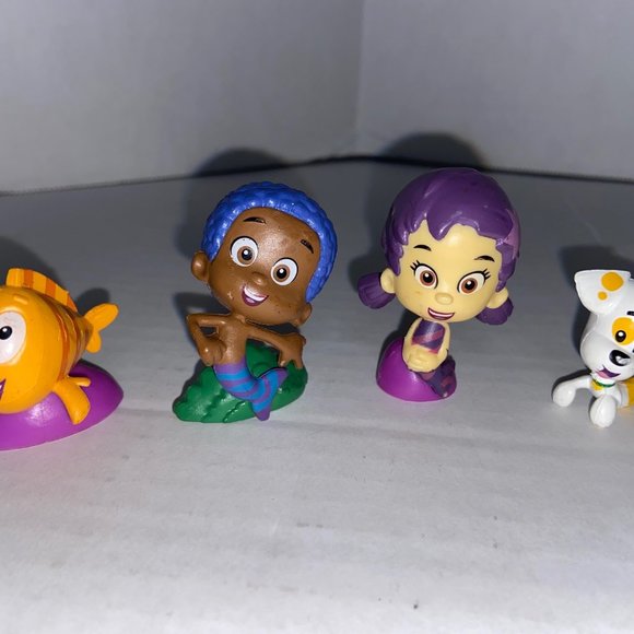 Nick Jr. Bubble Guppies Mini Figurines Lot 4 EUC - Picture 2 of 5